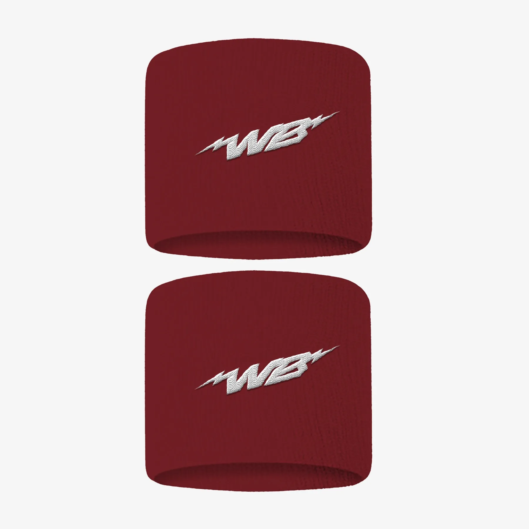3" WRISTBANDS (MAROON, 2-PACK)