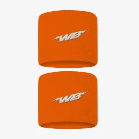 3" WRISTBANDS (ORANGE, 2-PACK)
