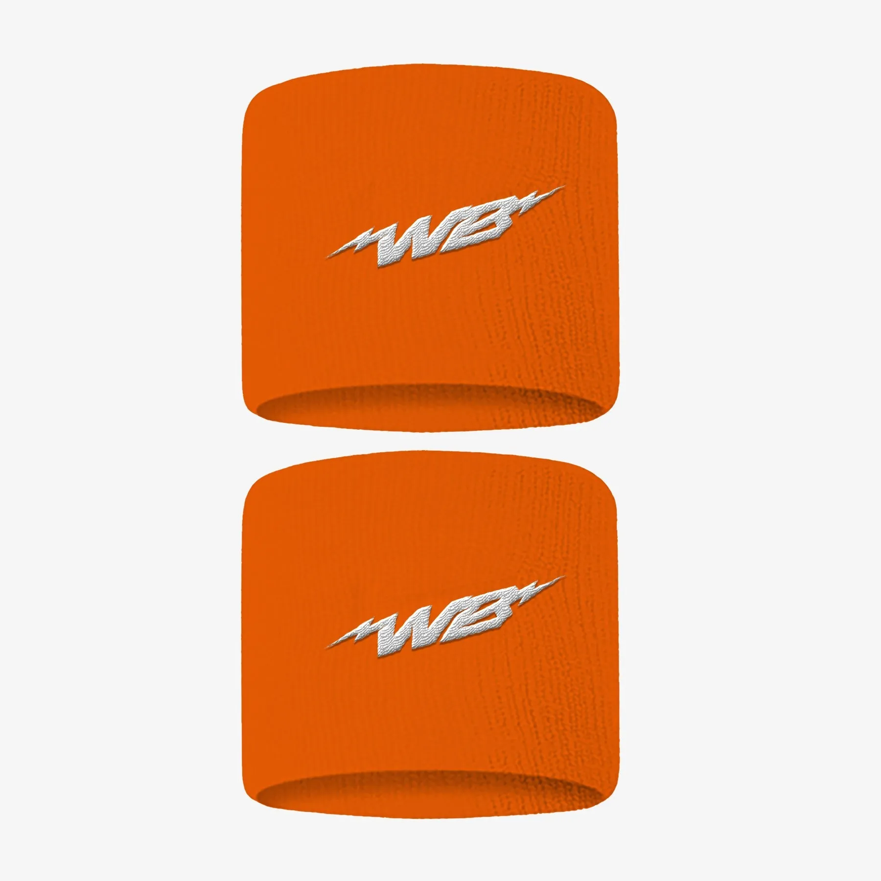 3" WRISTBANDS (ORANGE, 2-PACK)