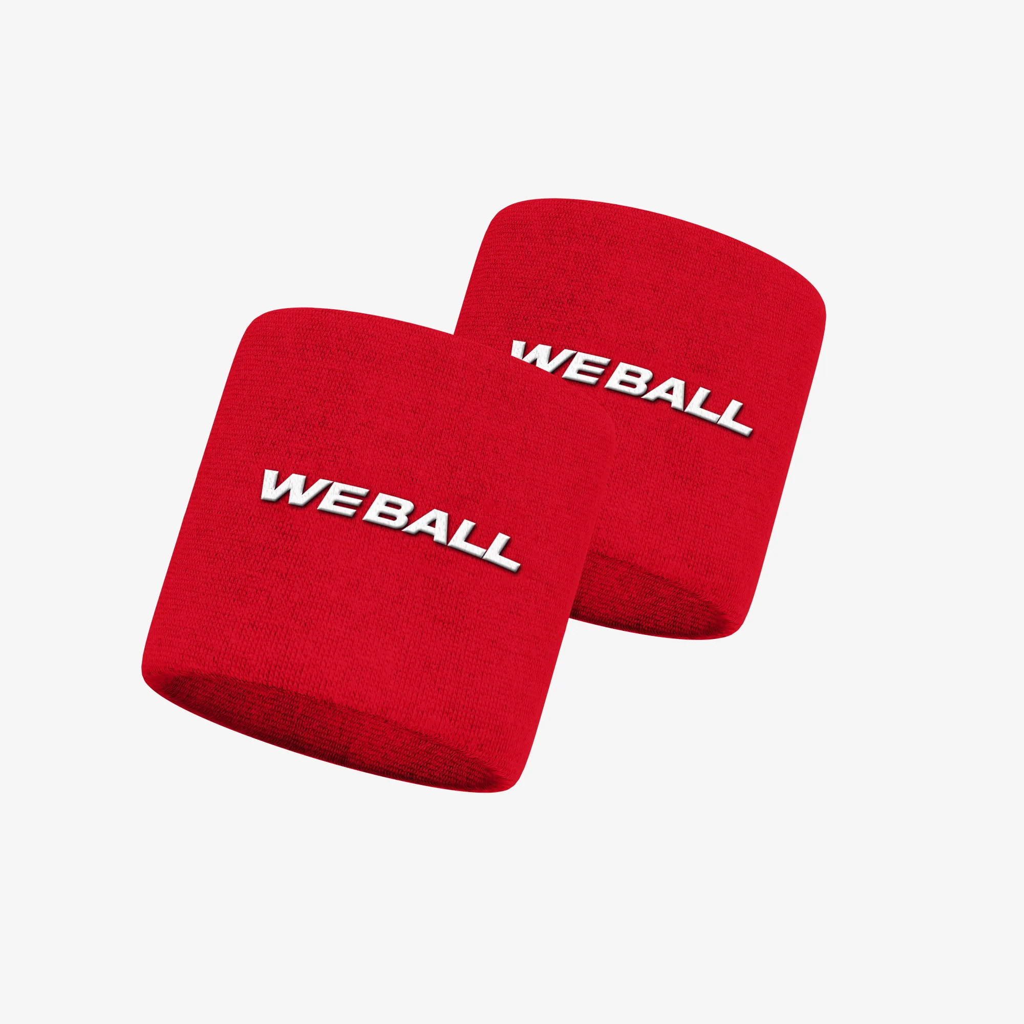 3" WRISTBANDS (RED, 2-PACK)