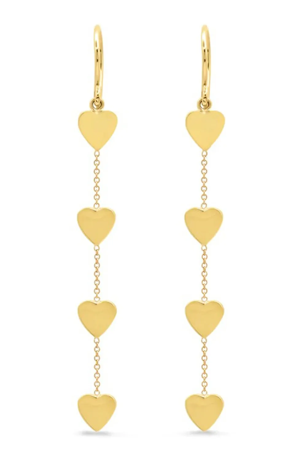 4 Heart By-The-Inch Earrings