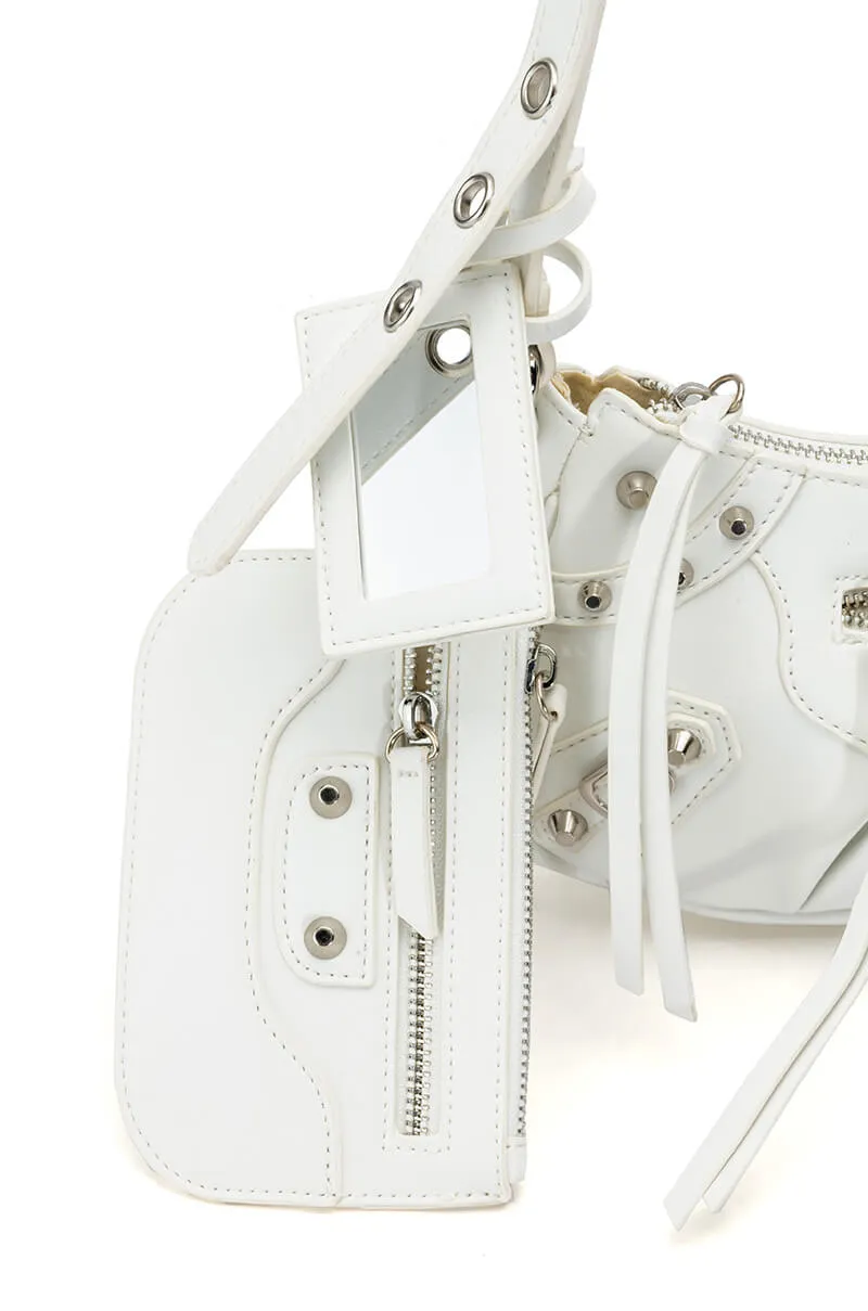AMIRAH WHITE PURSE