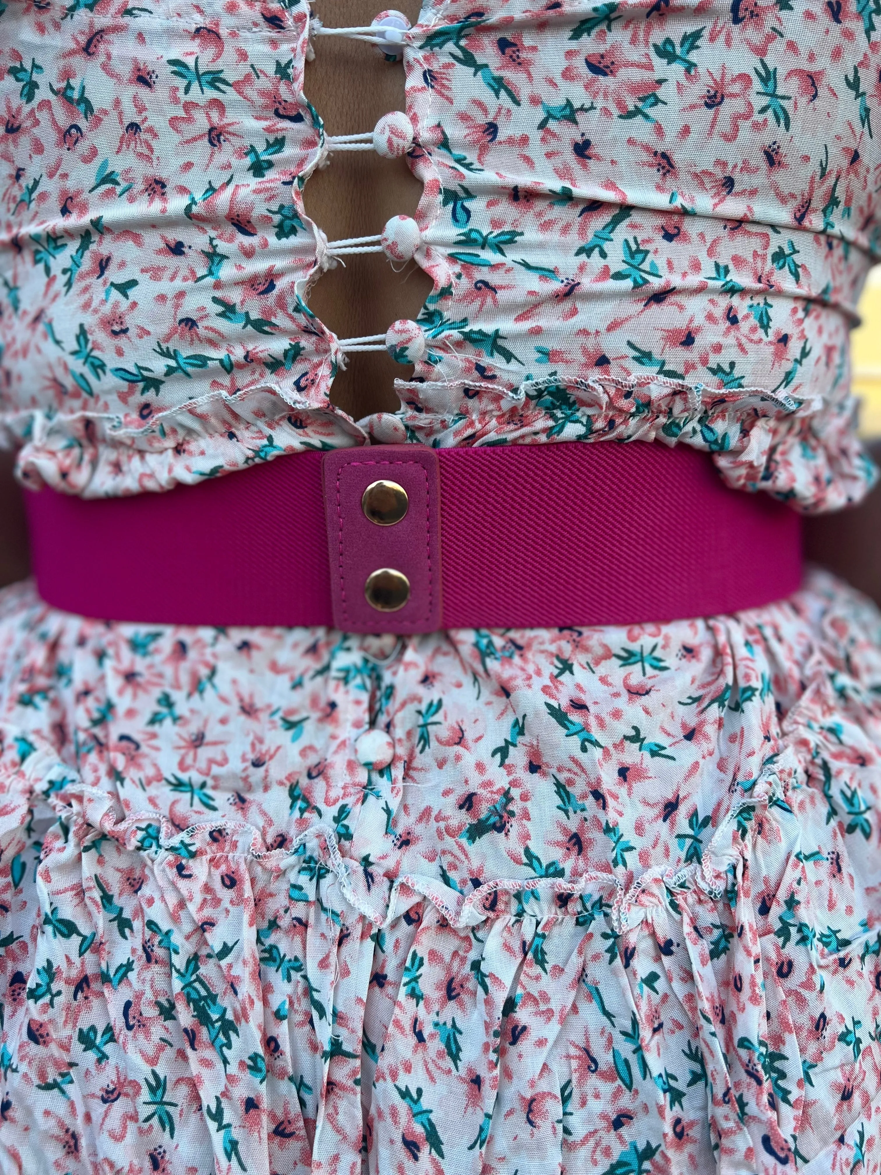 Barbie Pink Elastic Belt