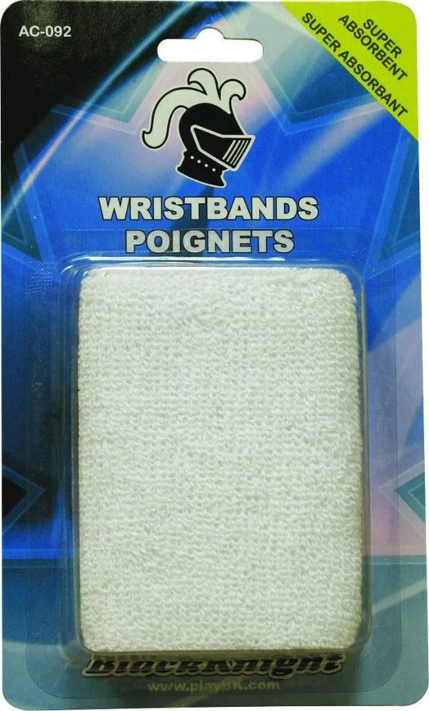 BLACK KNIGHT WRISTBANDS WHITE 092