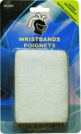BLACK KNIGHT WRISTBANDS WHITE 092