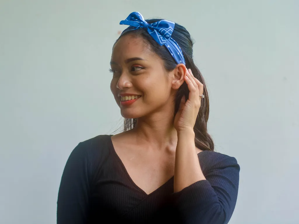 Bow Headband - Binonduk Navy
