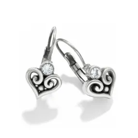 Brighton Alcazar Heart Leverback Earrings