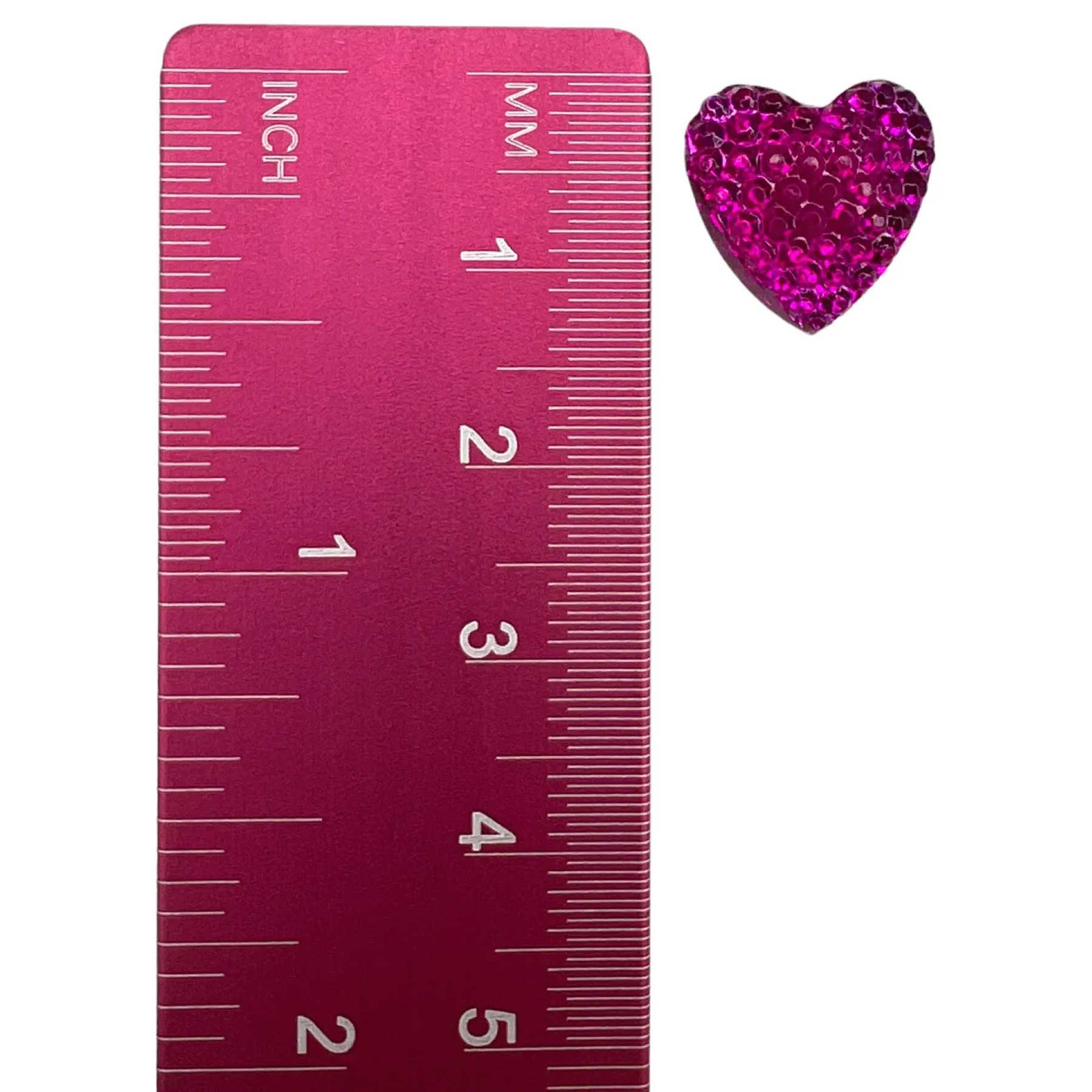 Bubble Heart Studs Hypoallergenic Earrings for Sensitive Ears Made with Plastic Posts