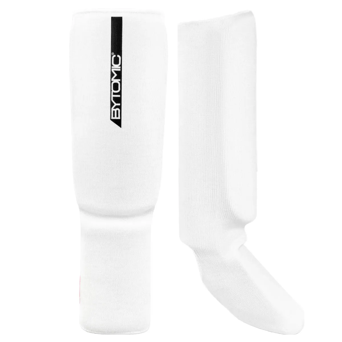 Bytomic Red Label Elasticated Shin-Instep White/Black