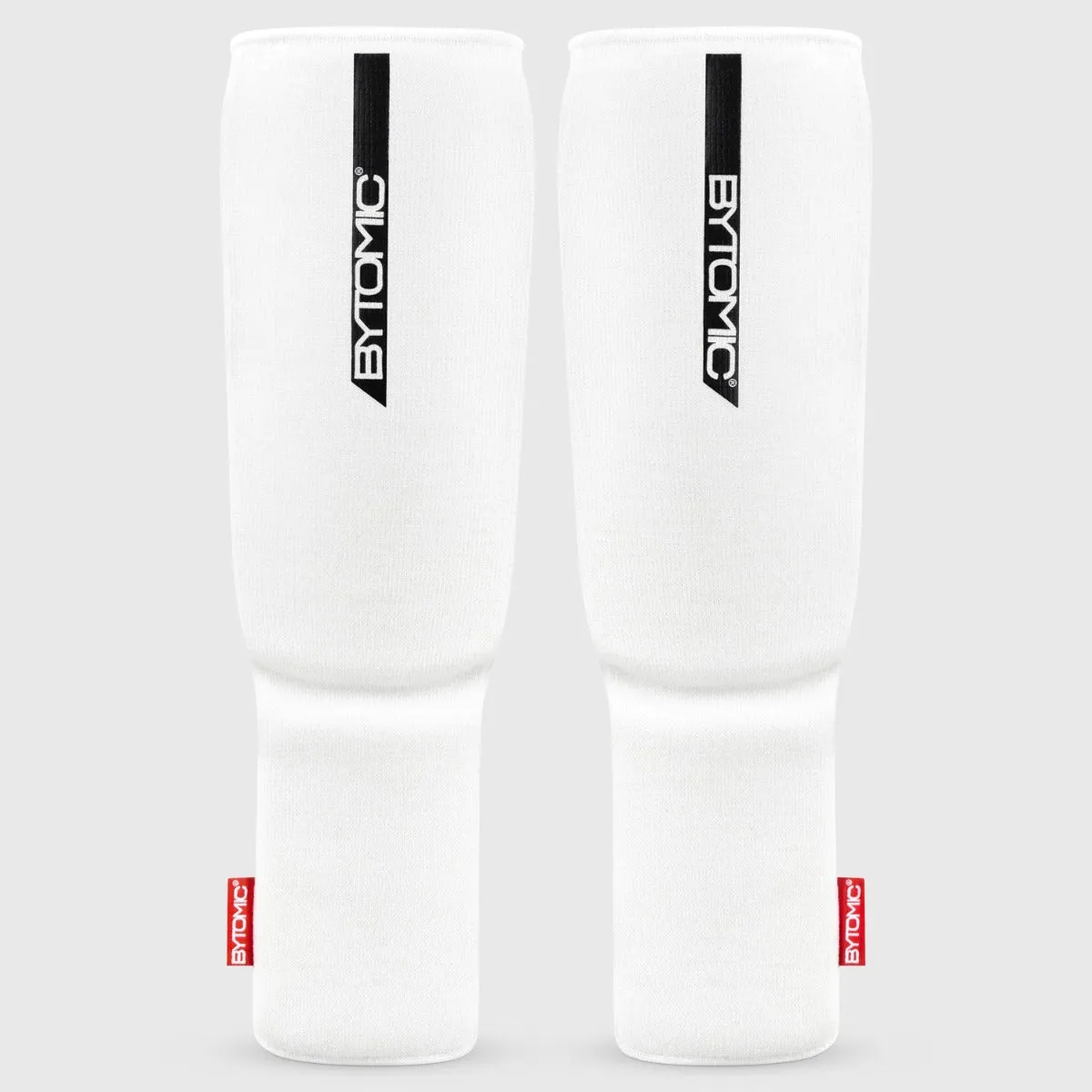 Bytomic Red Label Elasticated Shin-Instep White/Black