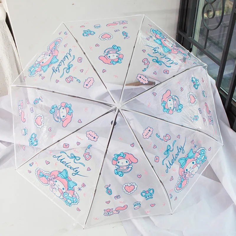 Cartoon Transparent Umbrella