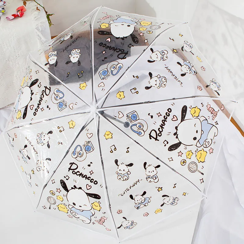 Cartoon Transparent Umbrella