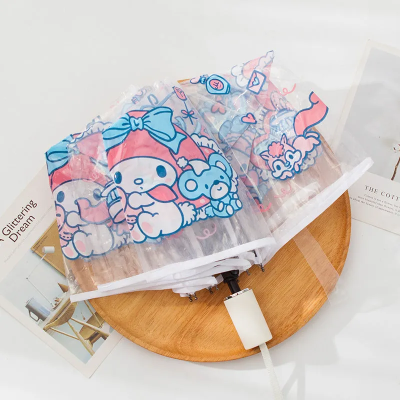 Cartoon Transparent Umbrella