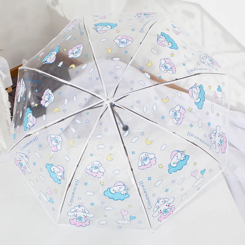 Cartoon Transparent Umbrella