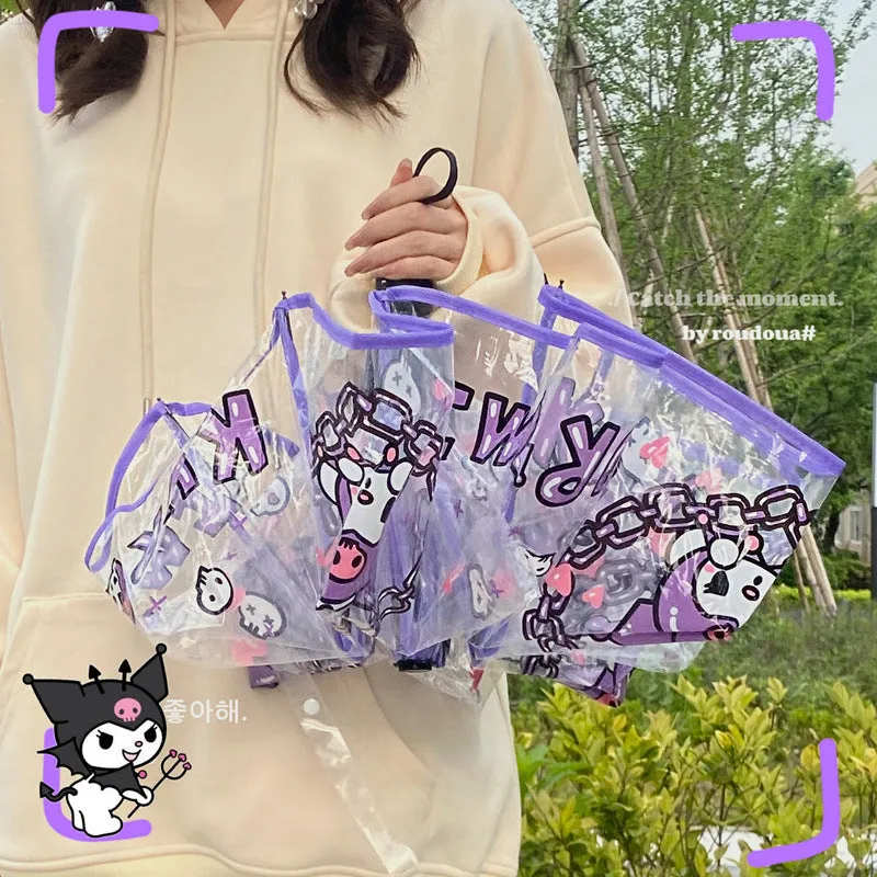 Cartoon Transparent Umbrella