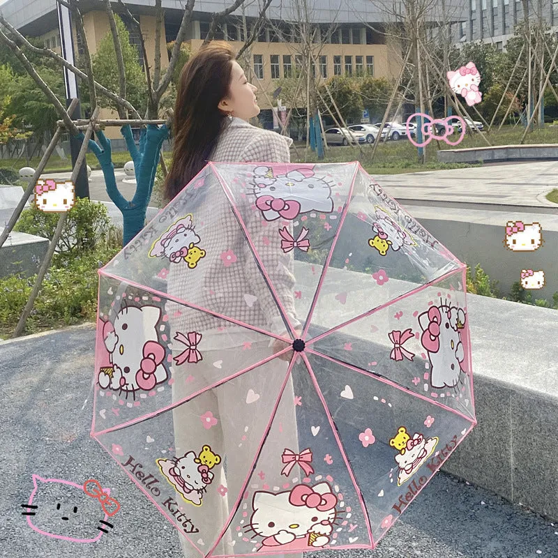 Cartoon Transparent Umbrella