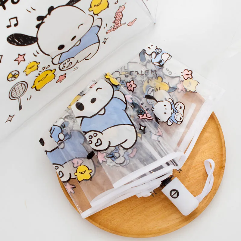 Cartoon Transparent Umbrella