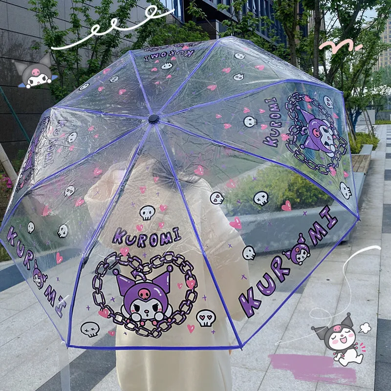 Cartoon Transparent Umbrella