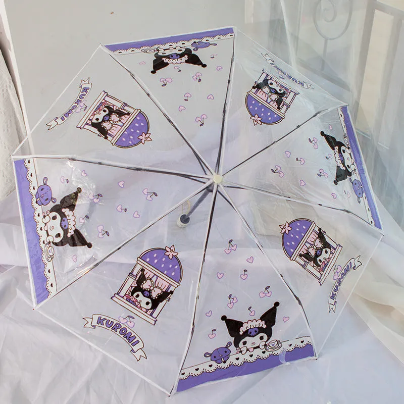 Cartoon Transparent Umbrella