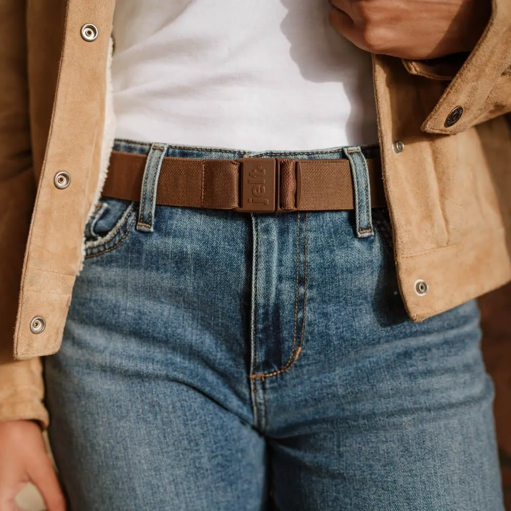Chestnut Brown JeltX Adjustable Elastic Belt