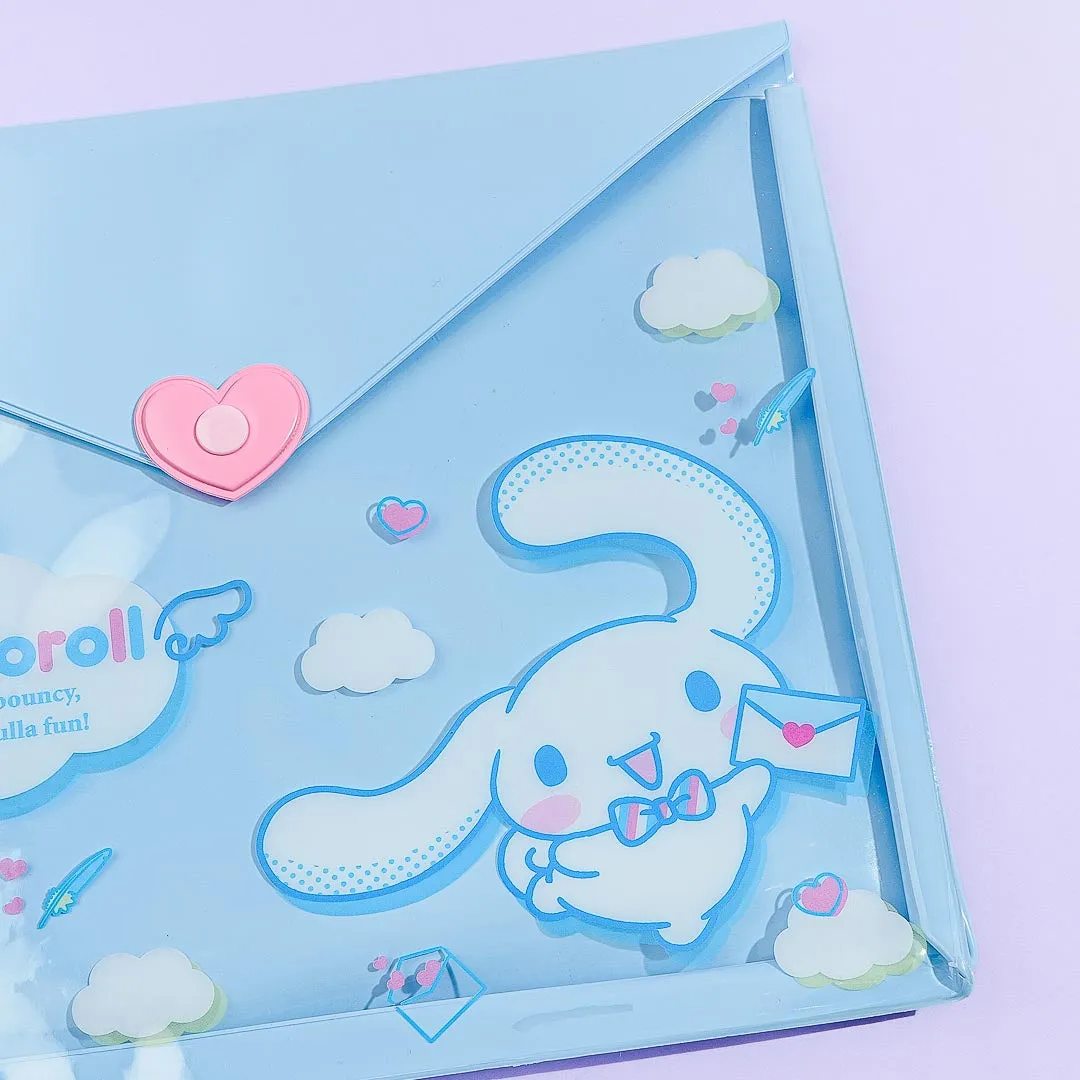 Cinnamoroll Love Letter Clear Envelope Pouch