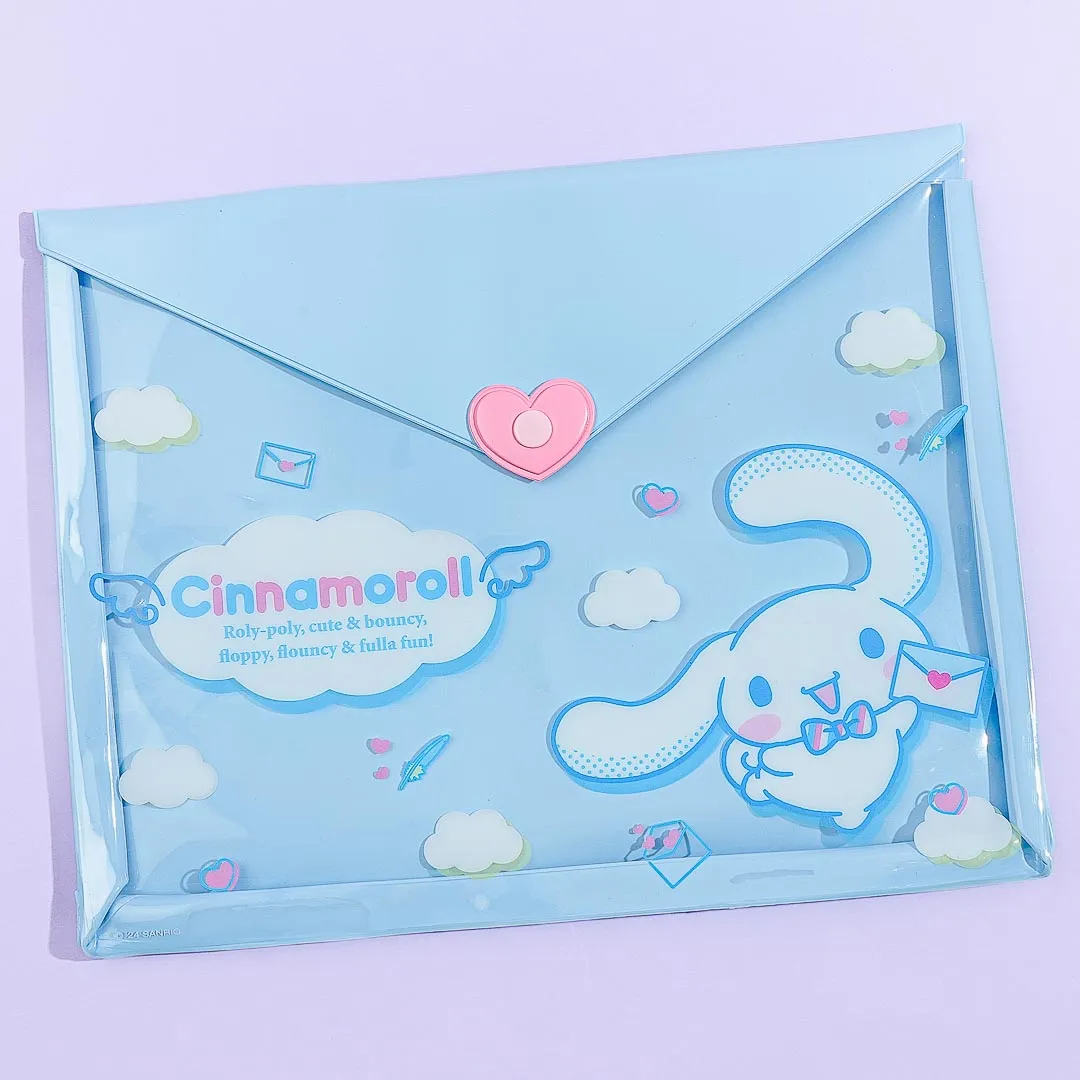 Cinnamoroll Love Letter Clear Envelope Pouch