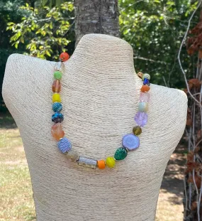 Colorful Bead Soup Necklace