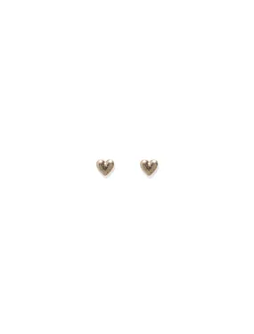 Ethel Heart Stud Earrings