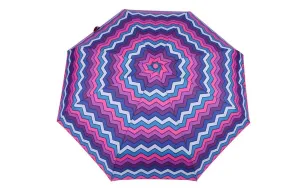 FabSeasons 5 fold Digital Printed Small Compact Manual Pink Umbrella