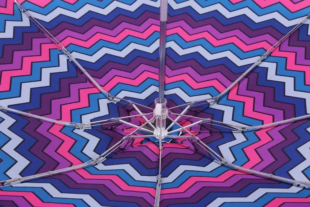 FabSeasons 5 fold Digital Printed Small Compact Manual Pink Umbrella
