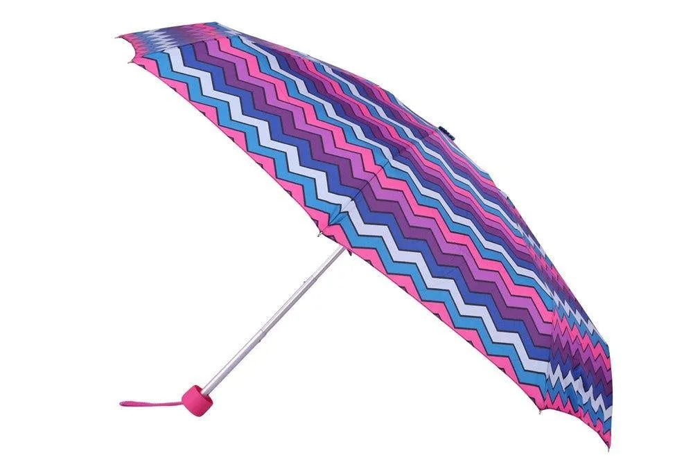 FabSeasons 5 fold Digital Printed Small Compact Manual Pink Umbrella