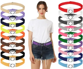 Falari Womens Stretch Adjustable Dress Belt