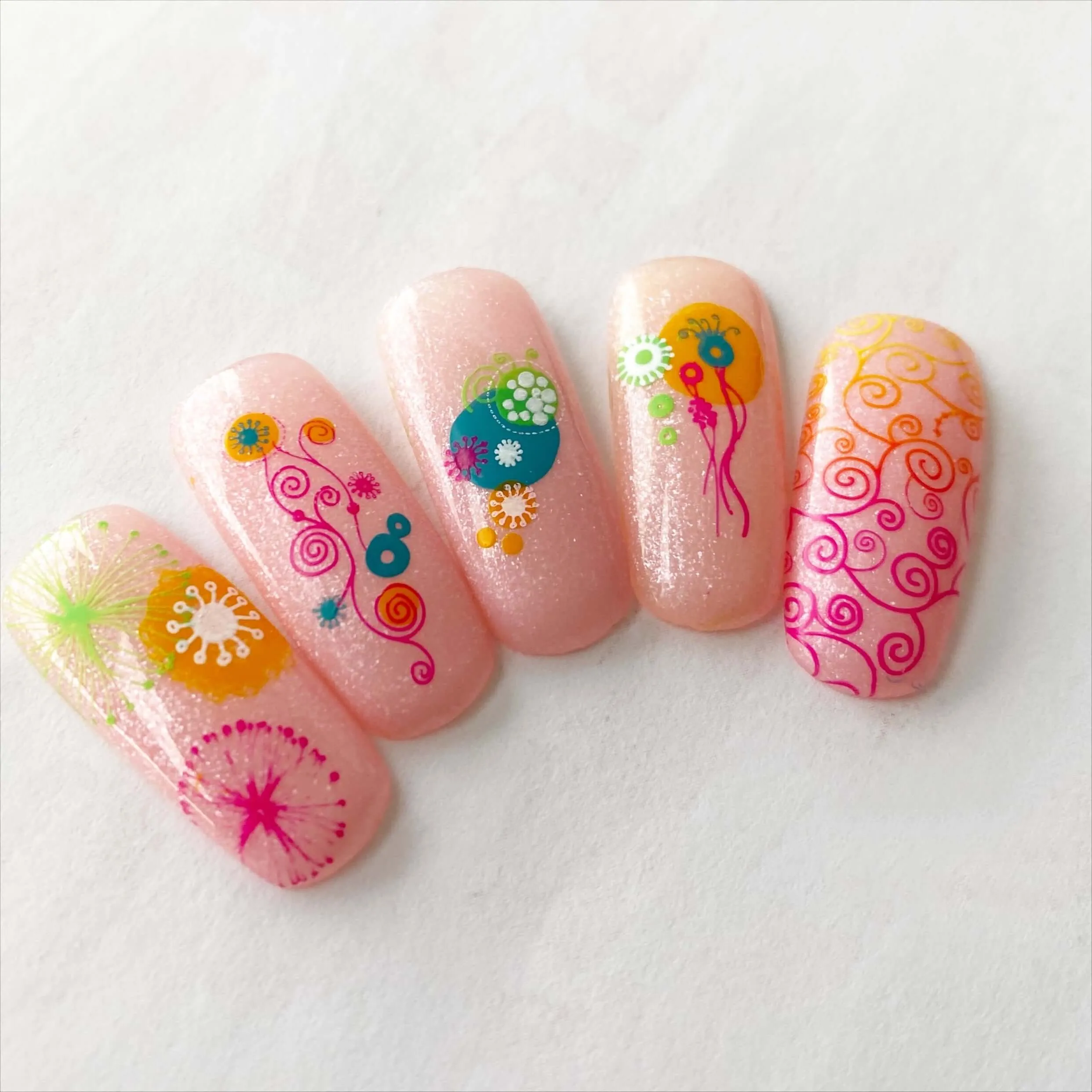 Feeling Vine (CjS-235) Steel Nail Art Layered Stamping Plate