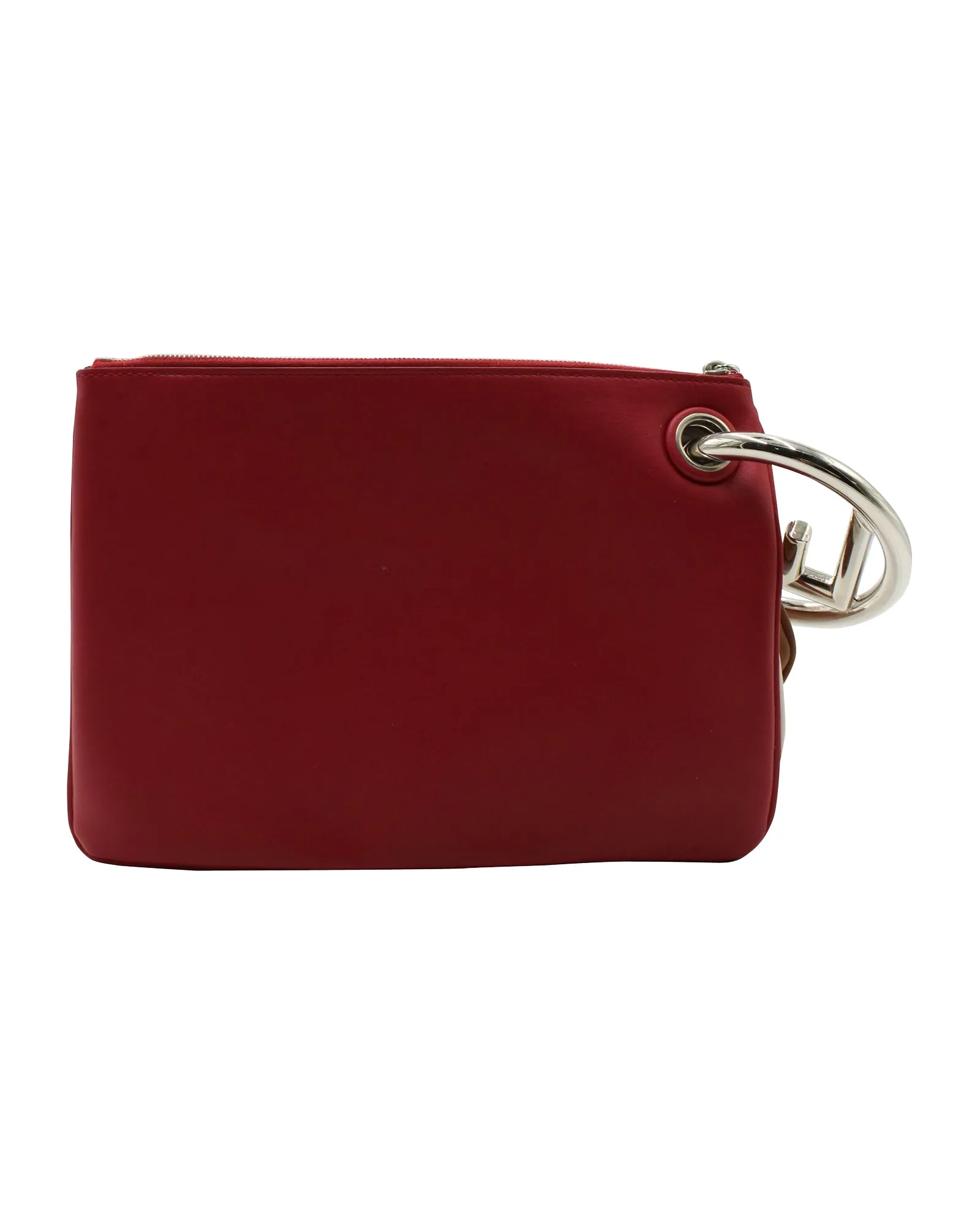 Fendi Triplette Pouch in Multicolor Leather