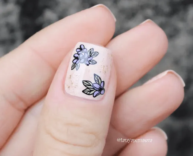 Flutterby (CjS-278) Steel Nail Art Layered Stamping Plate