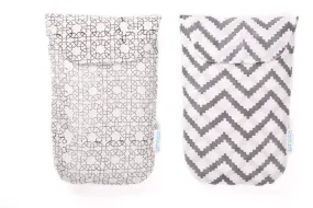 Grey Diaper Pouches