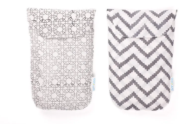 Grey Diaper Pouches