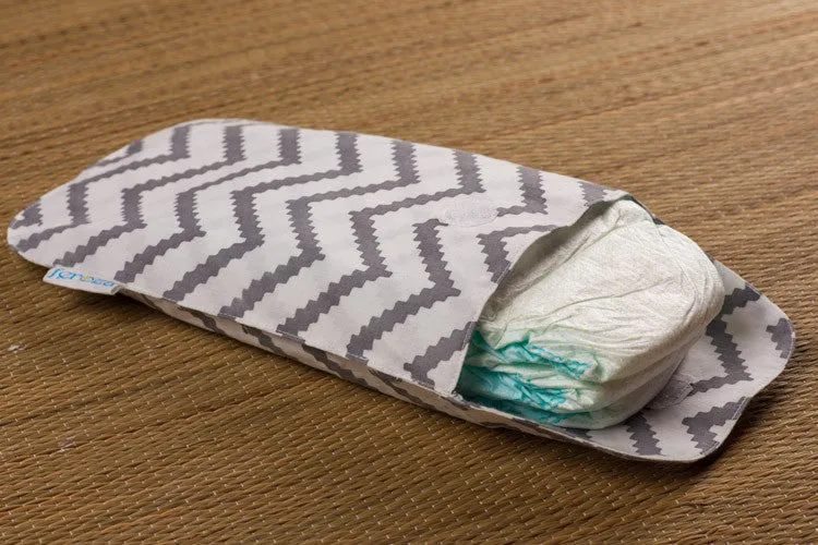 Grey Diaper Pouches