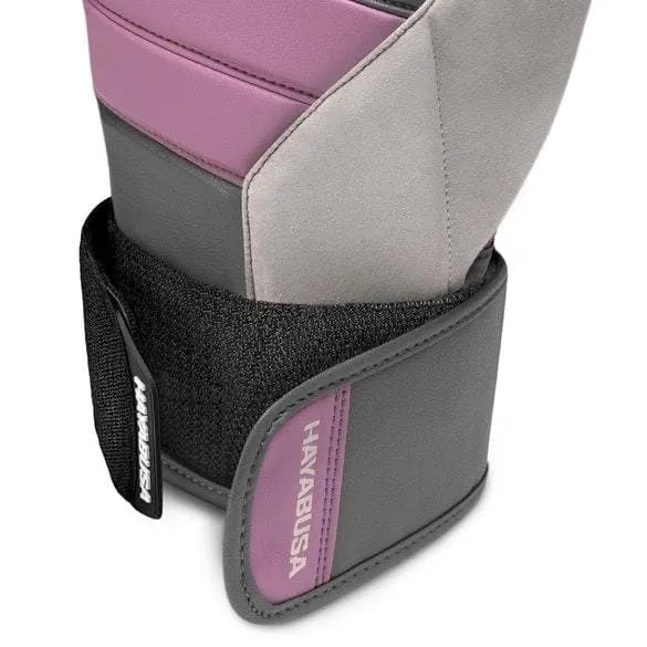 HAYABUSA T3 BOXING GLOVES - GREY/ORCHID
