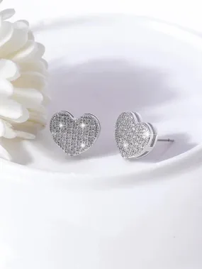 Heart Shaped Post Earrings