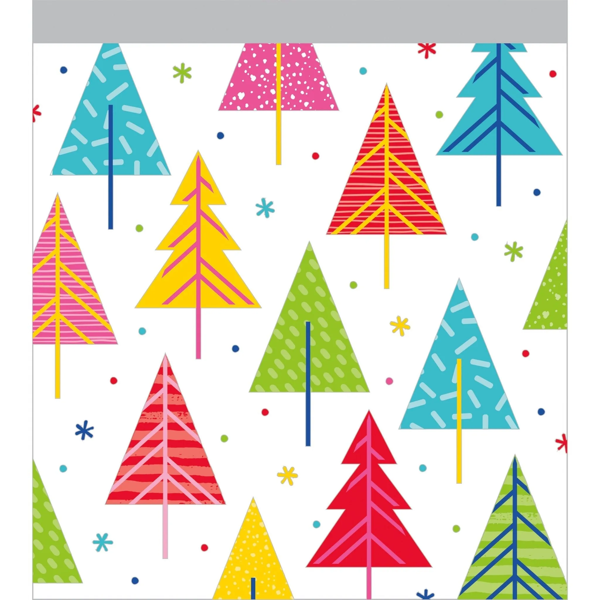 Holiday Party Favor Zippered Goodie Bags