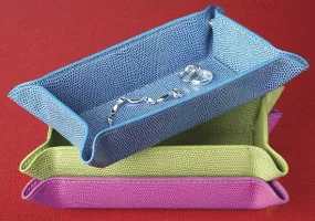 Lizard Grain Snap Valet Tray