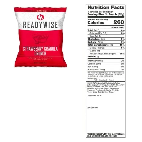 Long Term Emergency Food Supply:  Breakfast and Entrée Buckets 240 Servings