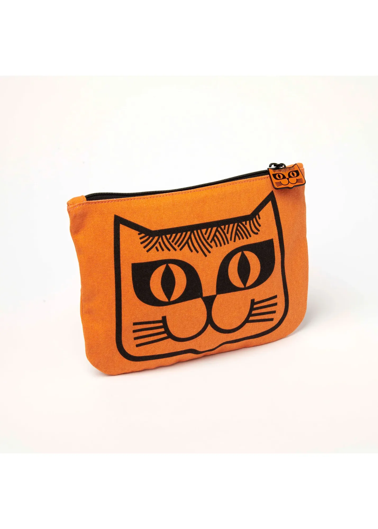 Magpie X Hornsea - Orange Cat Face Pouch