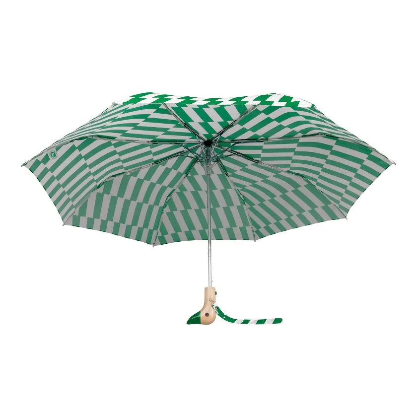 Original Duckhead Compact Duck Umbrella in Kelly Bars