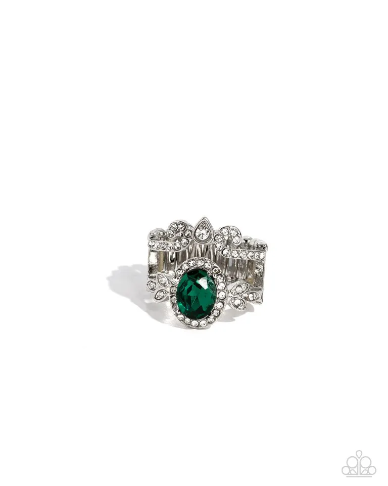 Paparazzi Ring ~ Parisian Pinnacle - Green