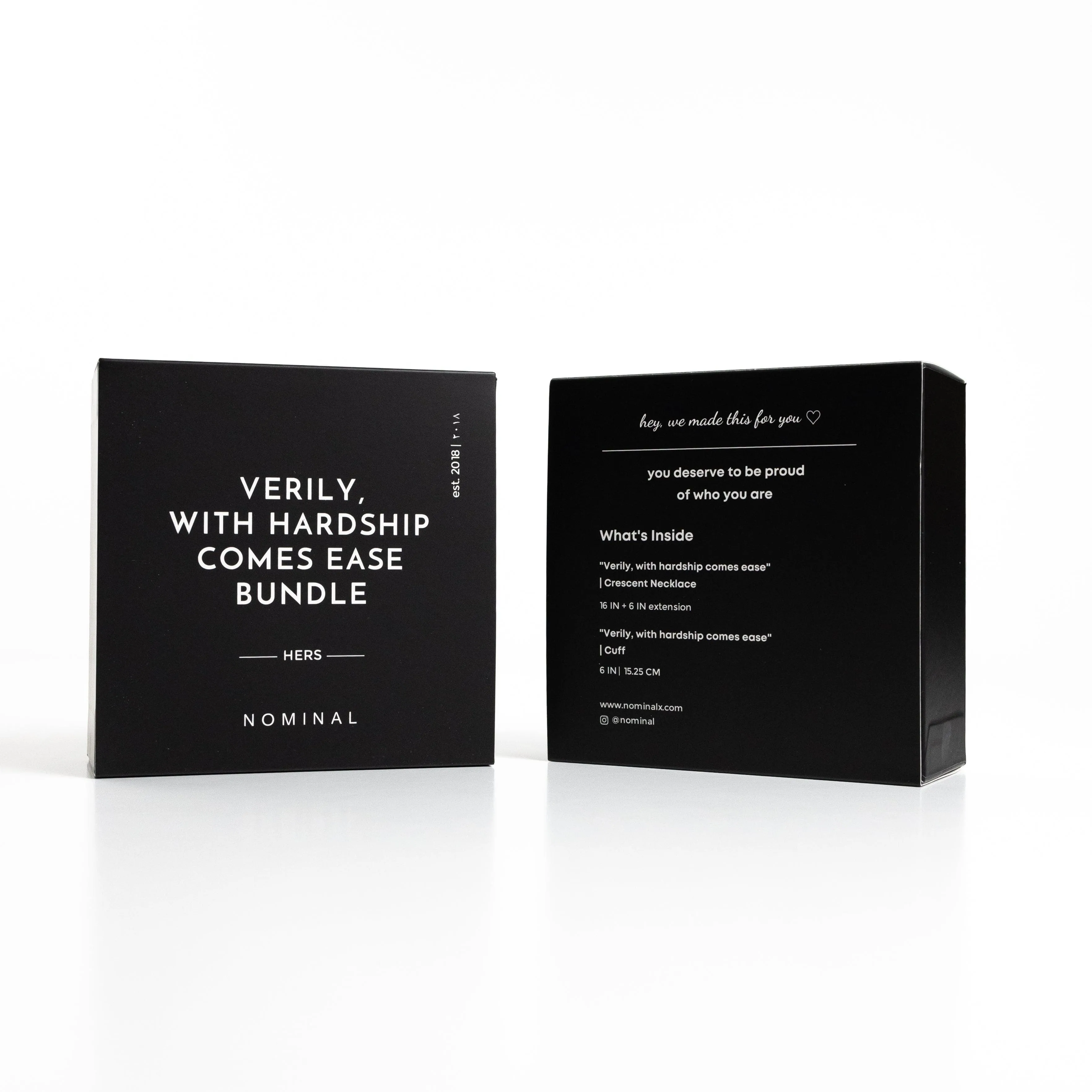 "With Hardship Comes Ease" Gift Set | Women