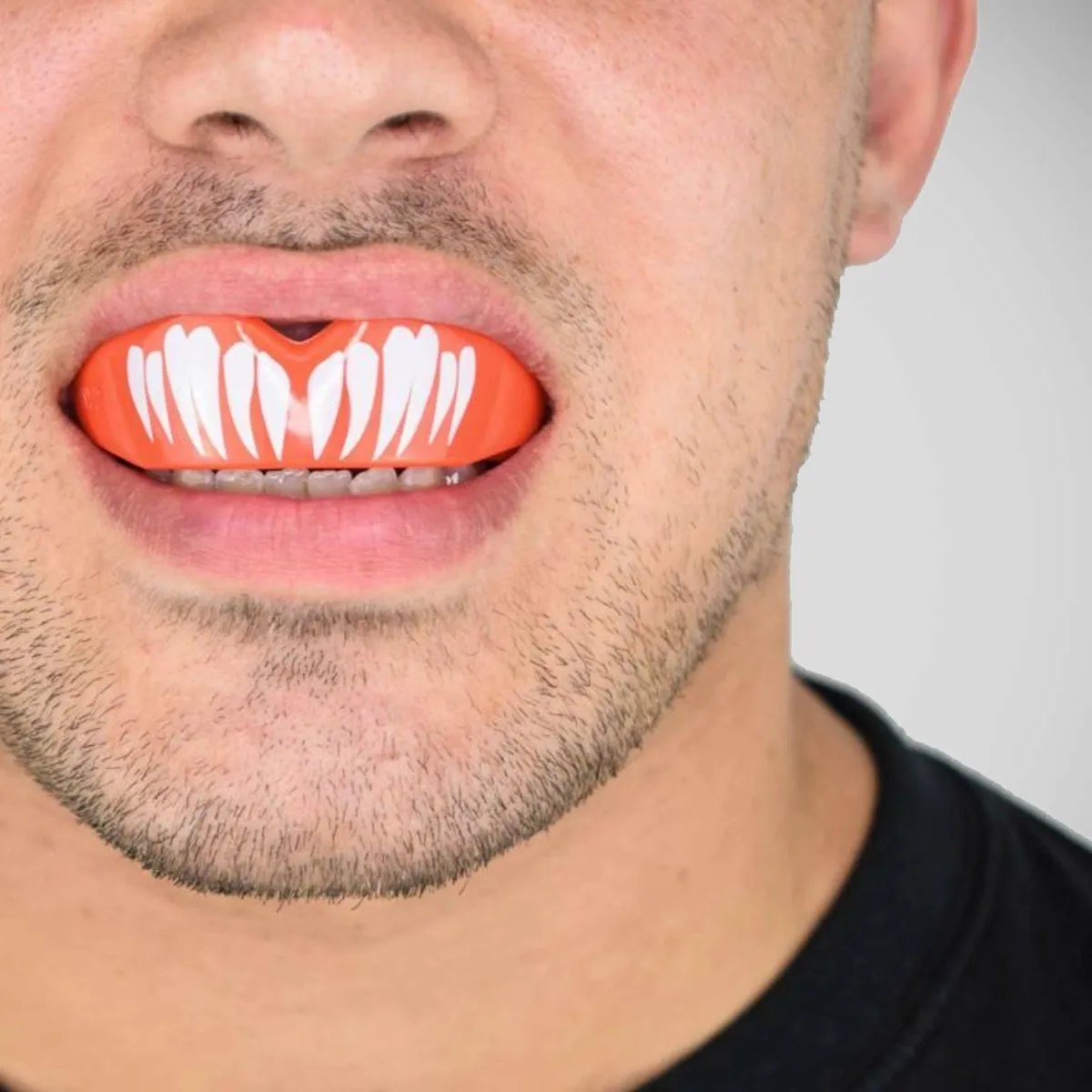 SafeJawz Extro Viper Mouth Guard Red/White