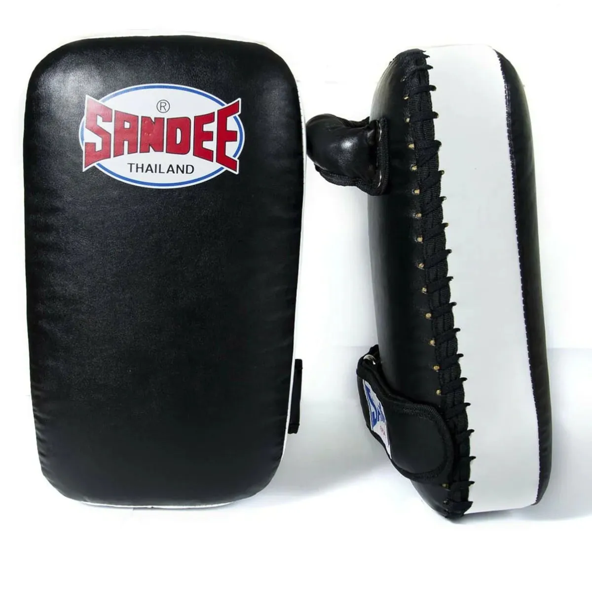 Sandee Small Flat Thai Pads Black/White