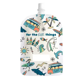 Sinchies 150ml reusable Food Pouch - Surfing 10 pk